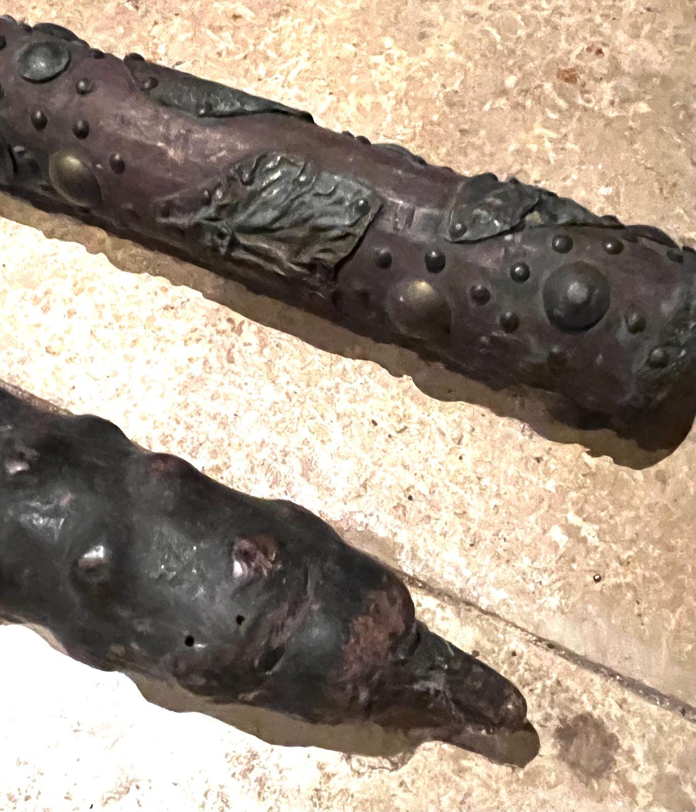 Hand-Crafted Antique Rare Medieval Pole Arms-Spear  and Glaive 15th-16th century Austria For Sale
