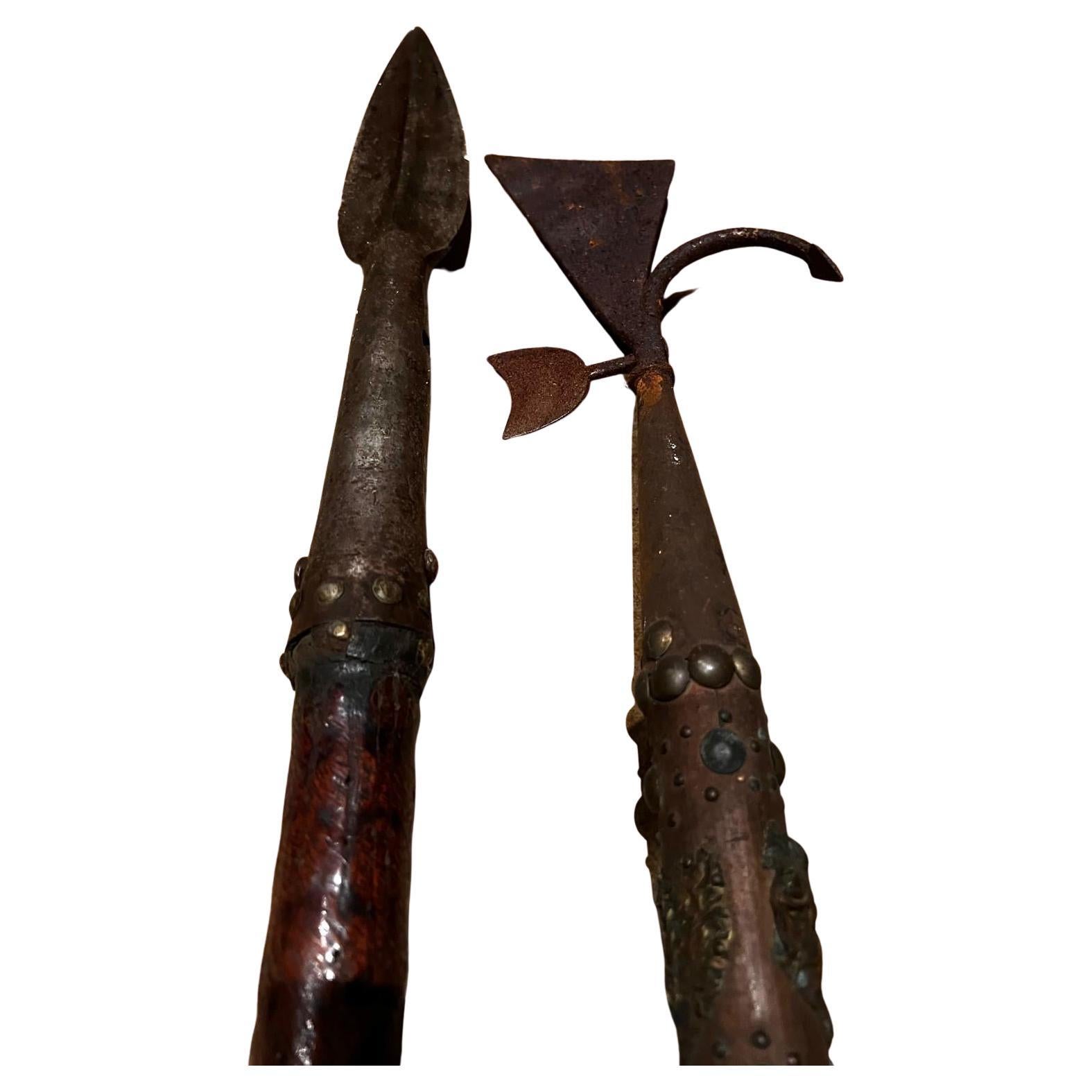 Antique Rare Medieval Pole Arms-Spear  and Glaive 15th-16th century Austria For Sale