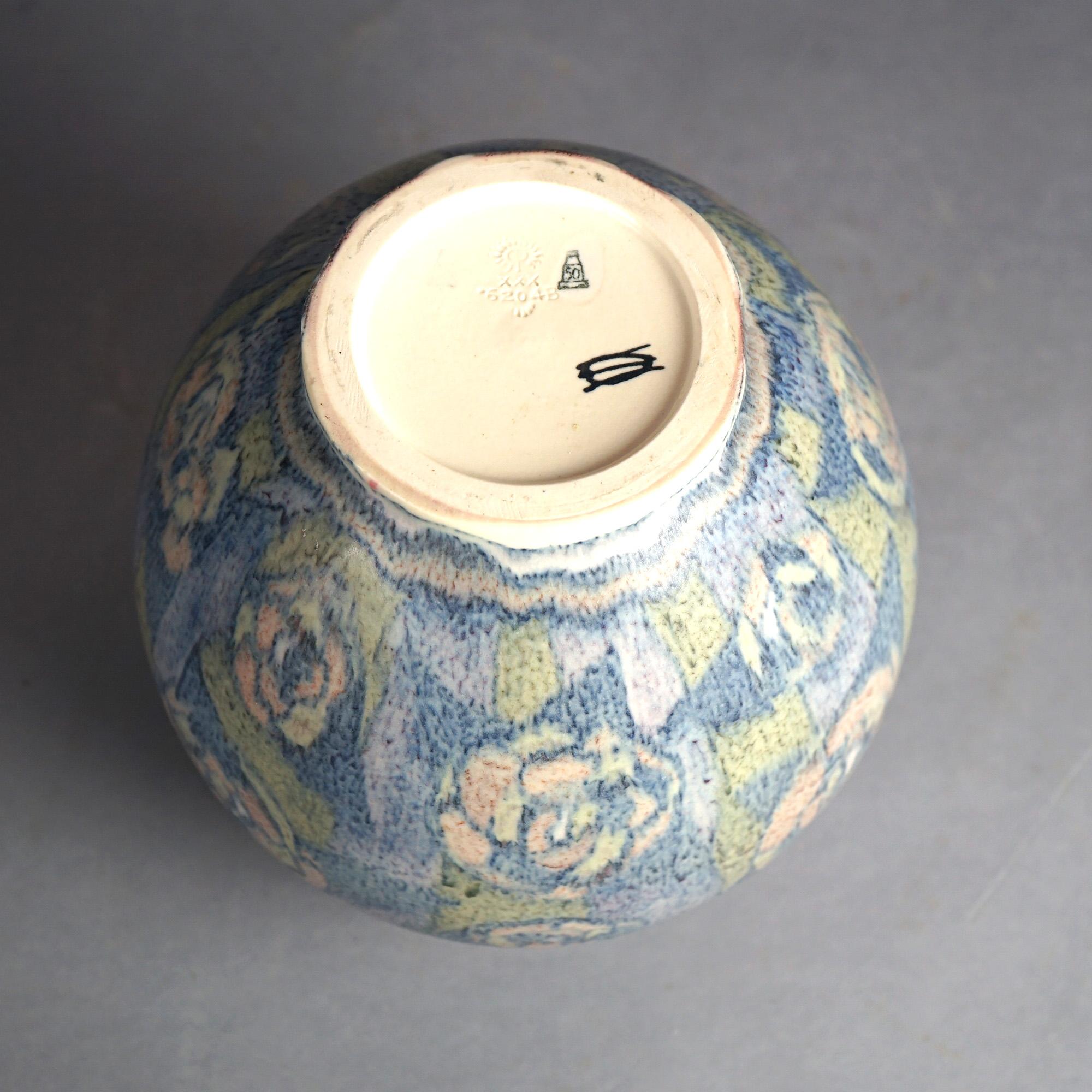 Antique & Rare Rookwood 50th Anniversary Bulbous Presentation Vase by Jensen For Sale 2