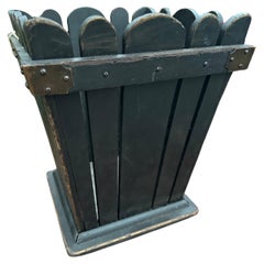 ANTIGUO "ROYCROFT" raro   papelera    Época de Stickley  w7612