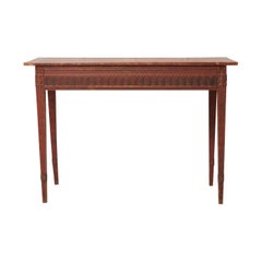 Ancienne et rare table console suédoise de style gustavien