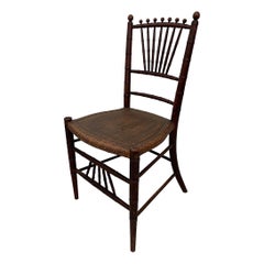 Antique Rattan Ballroom Chair