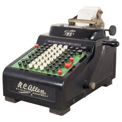 Antique R.C. Allen "95" Figuring Machine, circa 1930