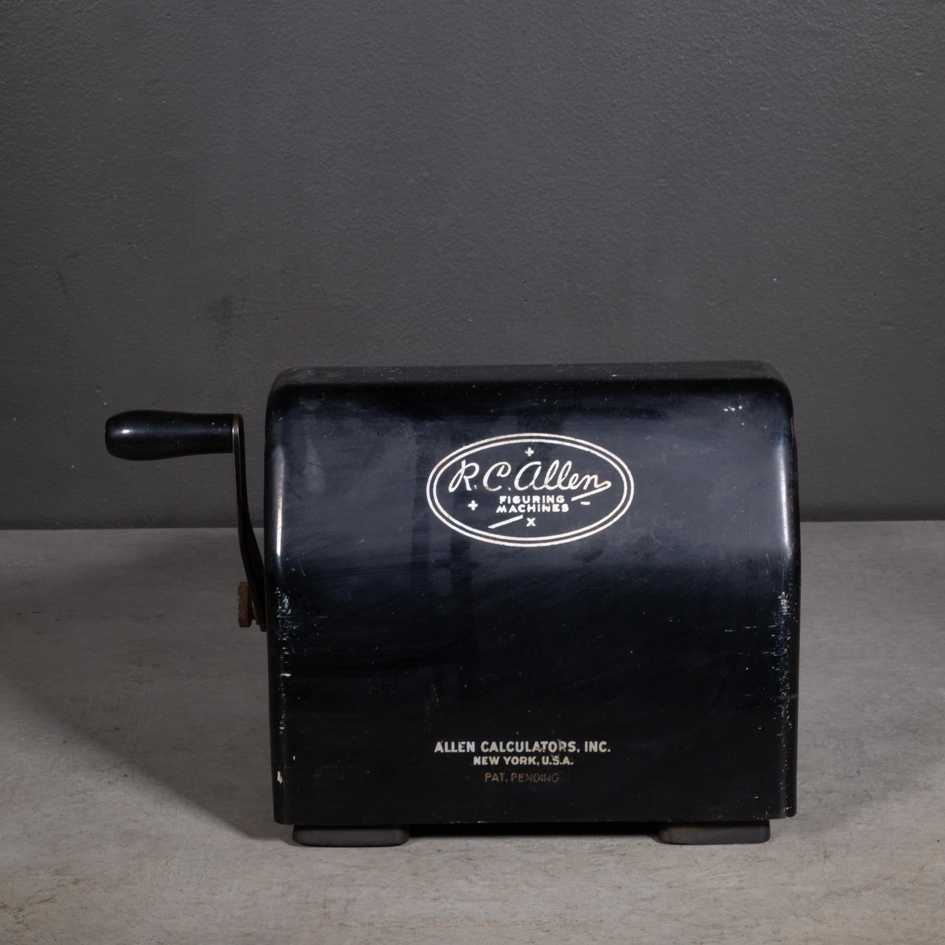 A.I.C.. Allen Figuring Machine c.C.1930 Bon état - En vente à San Francisco, CA