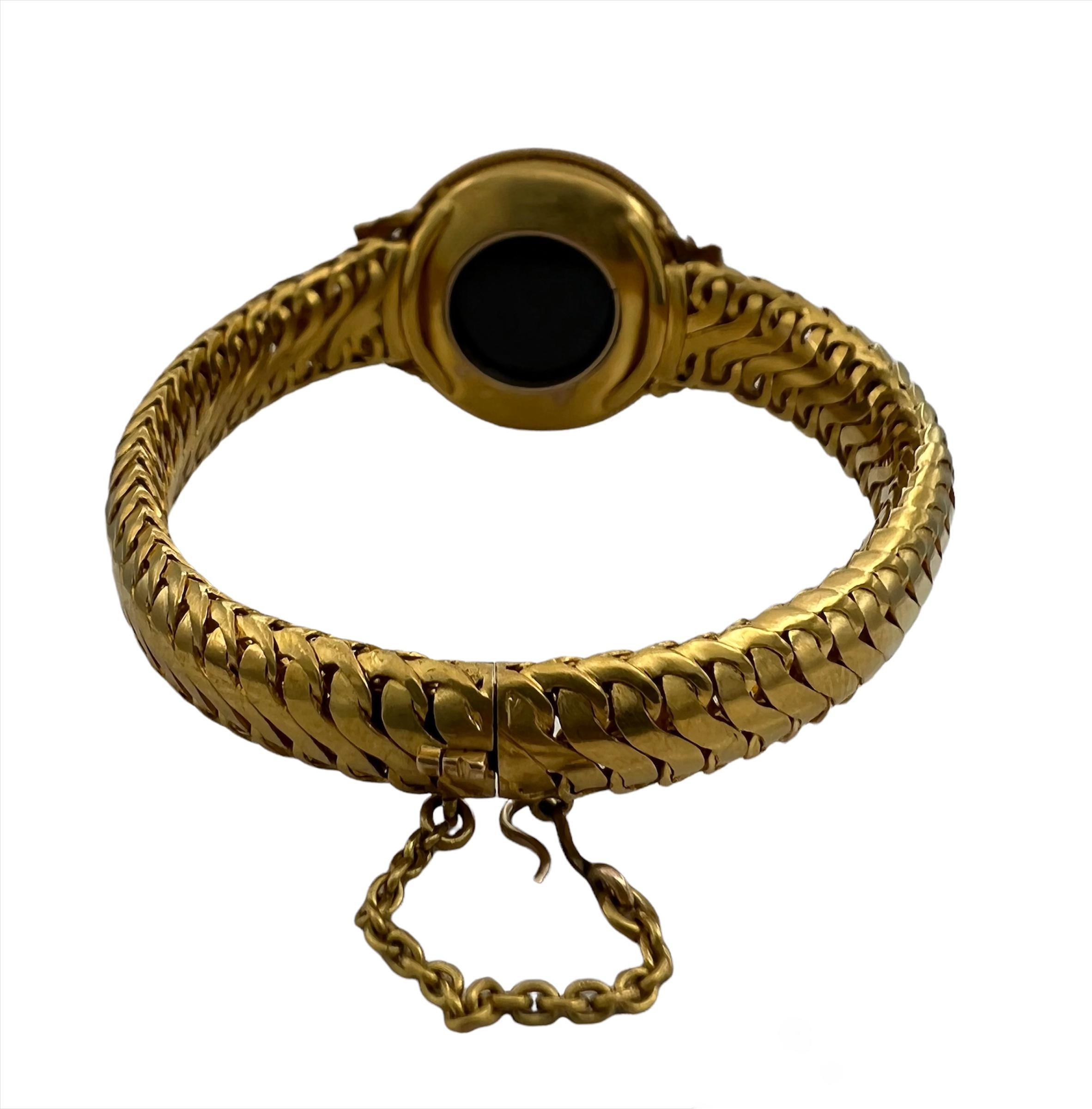 Women's or Men's Antique RD Coral & 14K Yellow Gold Bracelet  For Sale