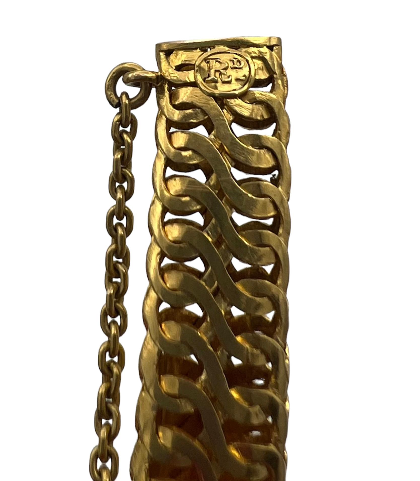 Antikes RD Koralle & 14K Gelbgold-Armband im Angebot 2