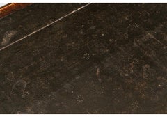 Antique Re-Creation Leather Top Console Table