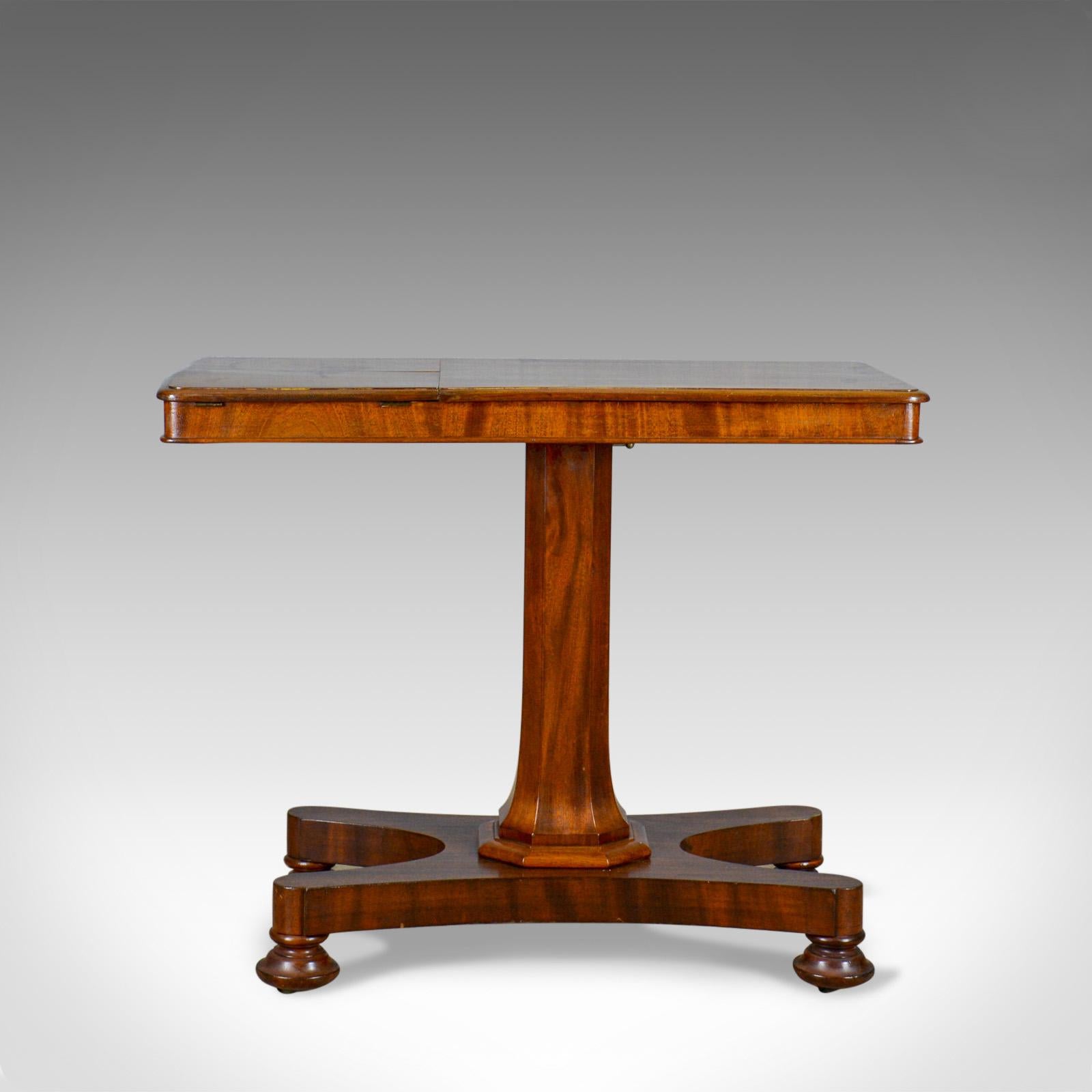 English Antique Reading Table, Duet Music Stand in the Manner of Gillows, circa 1870