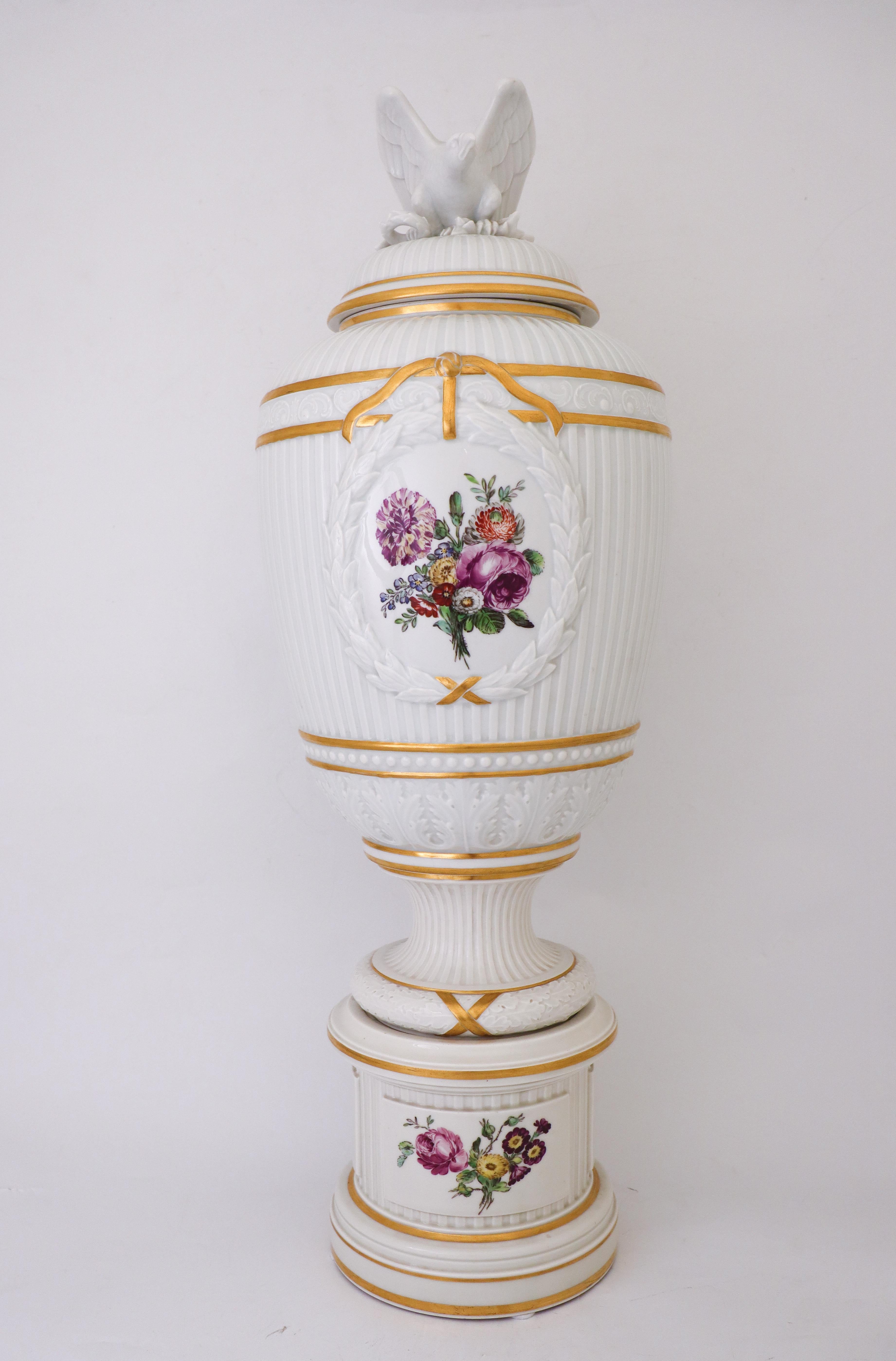 An antique, large urn from Royal Copenhagen, it´s 70 cm (28