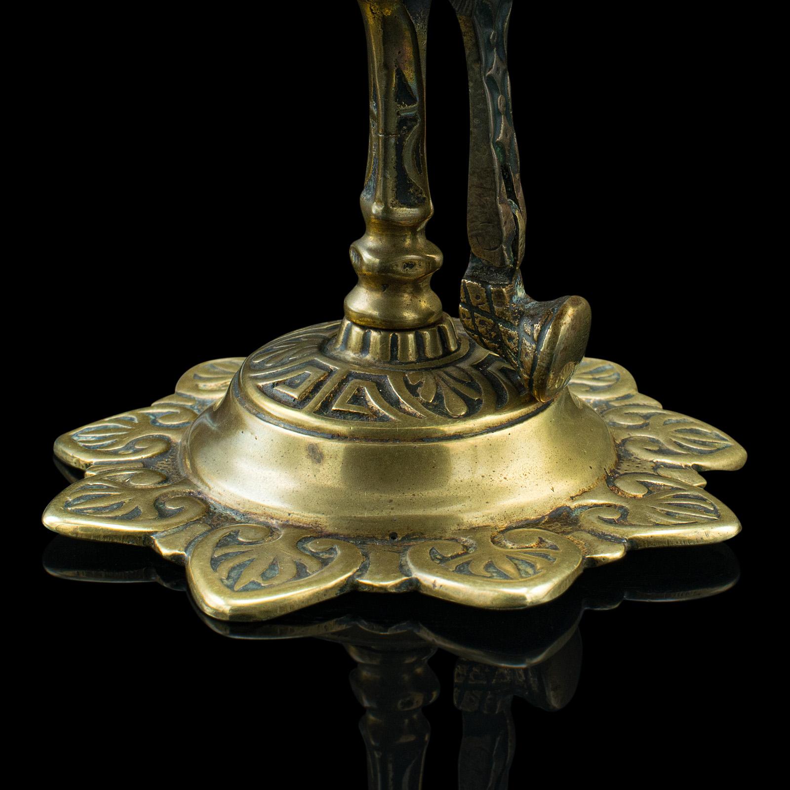 Antique Reception Bell, English, Brass, Country House, Counter Top, Victorian 1
