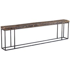 Antique Reclaimed Architectural Server Console Table, circa 1850 Organic Modern