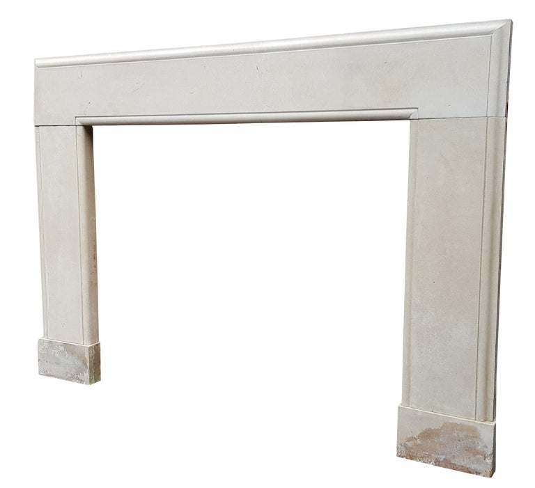 Antique Reclaimed Portland Stone Fireplace For Sale at 1stdibs