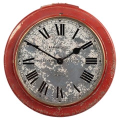 Antique Reclaimed Pulsynetic Electric Industrial Slave Clock
