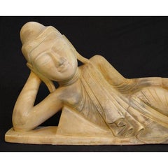 Antique Reclining Buddha from Burma