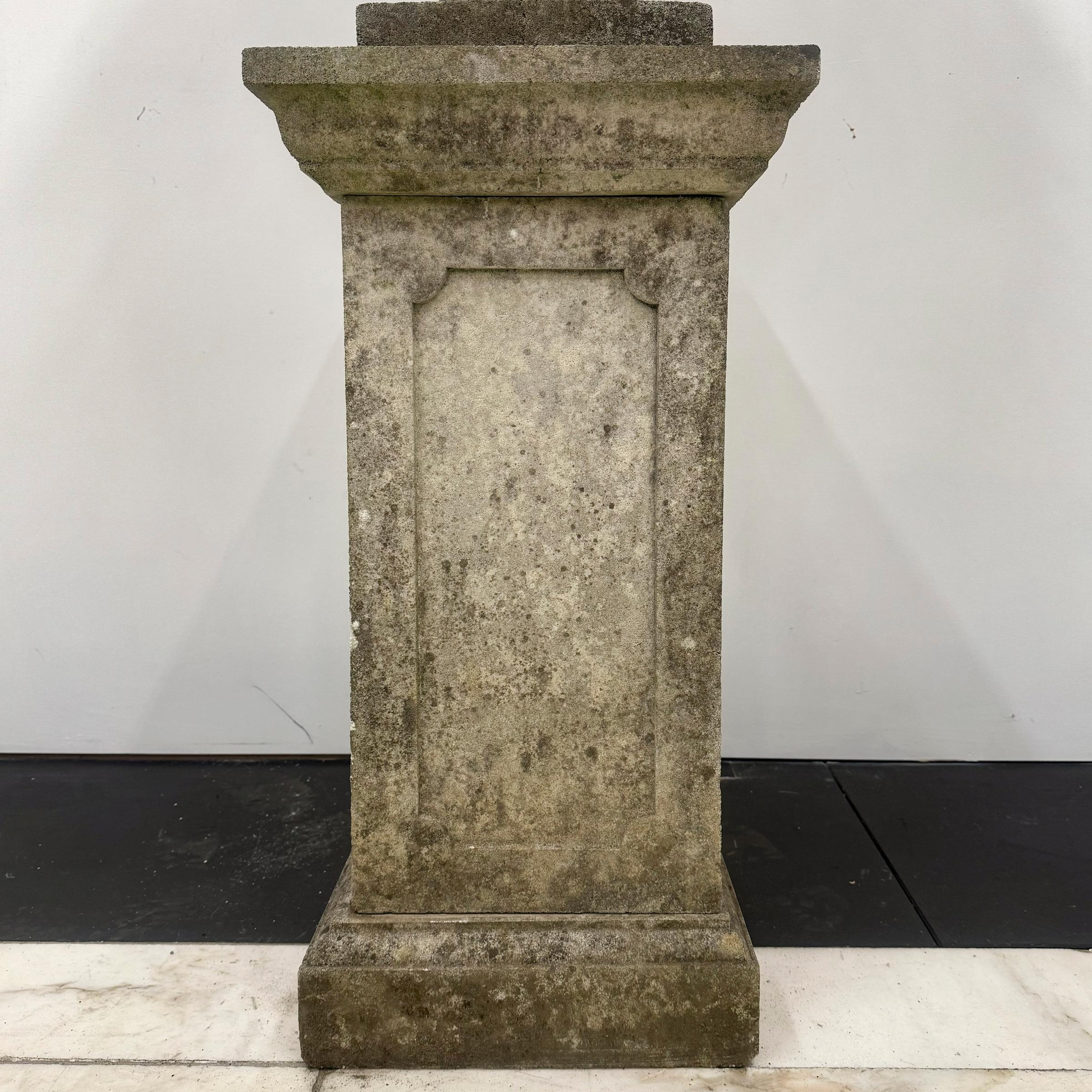 Antique Reconstituted Stone Bacchus Urn 4