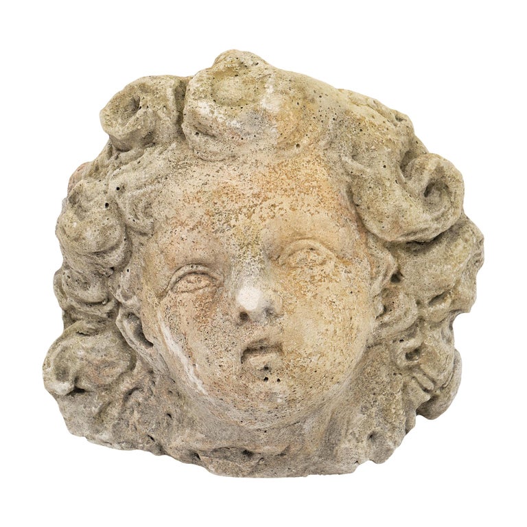 Antique Reconstituted Stone Sculpture For Sale at 1stDibs