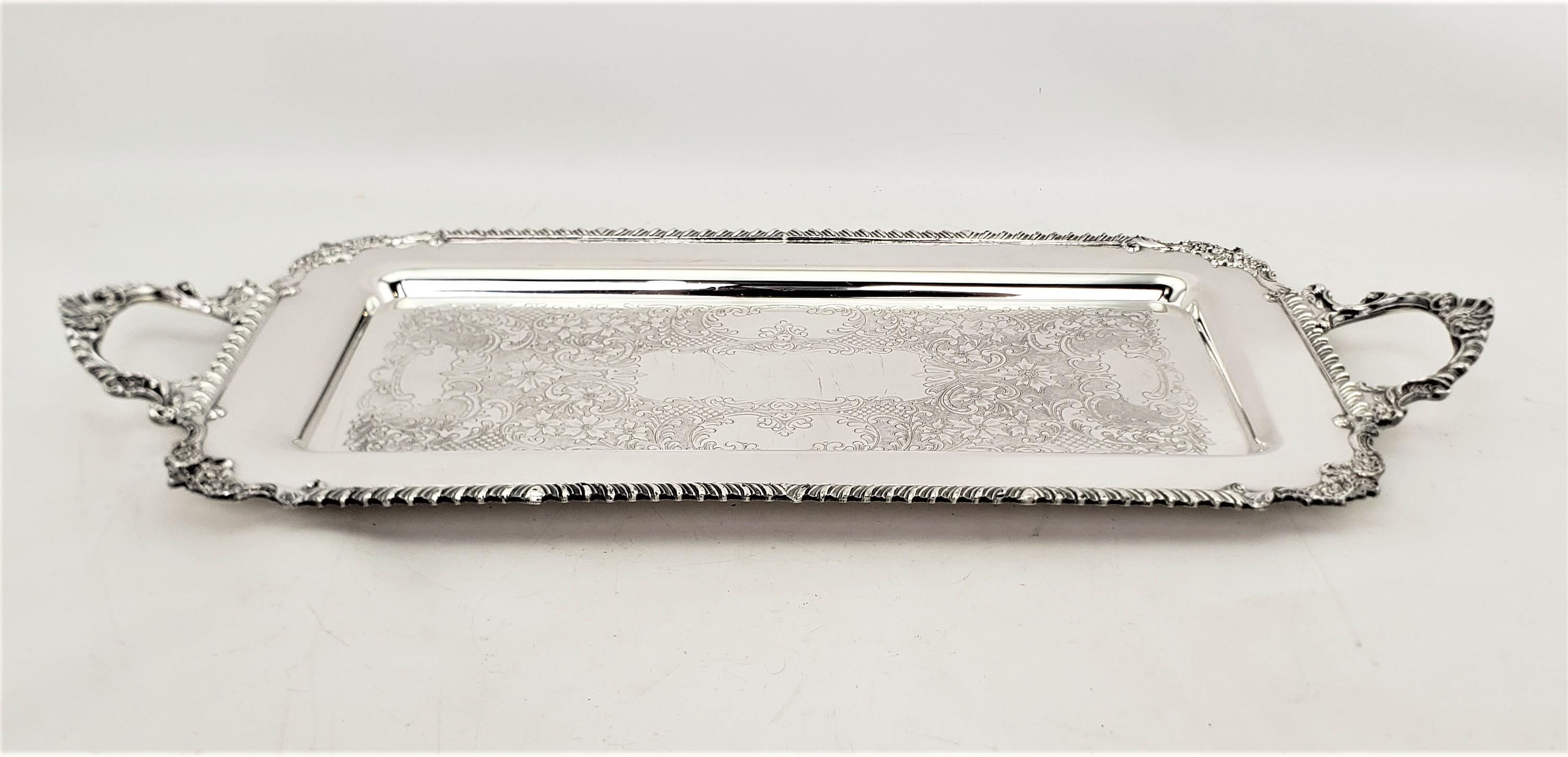 rectangle silver plate