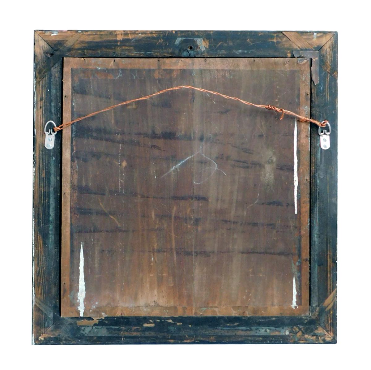 Belle Époque Antique Rectangular Venetian Etched Mirror, Ex-Collection Joan Rivers Estate