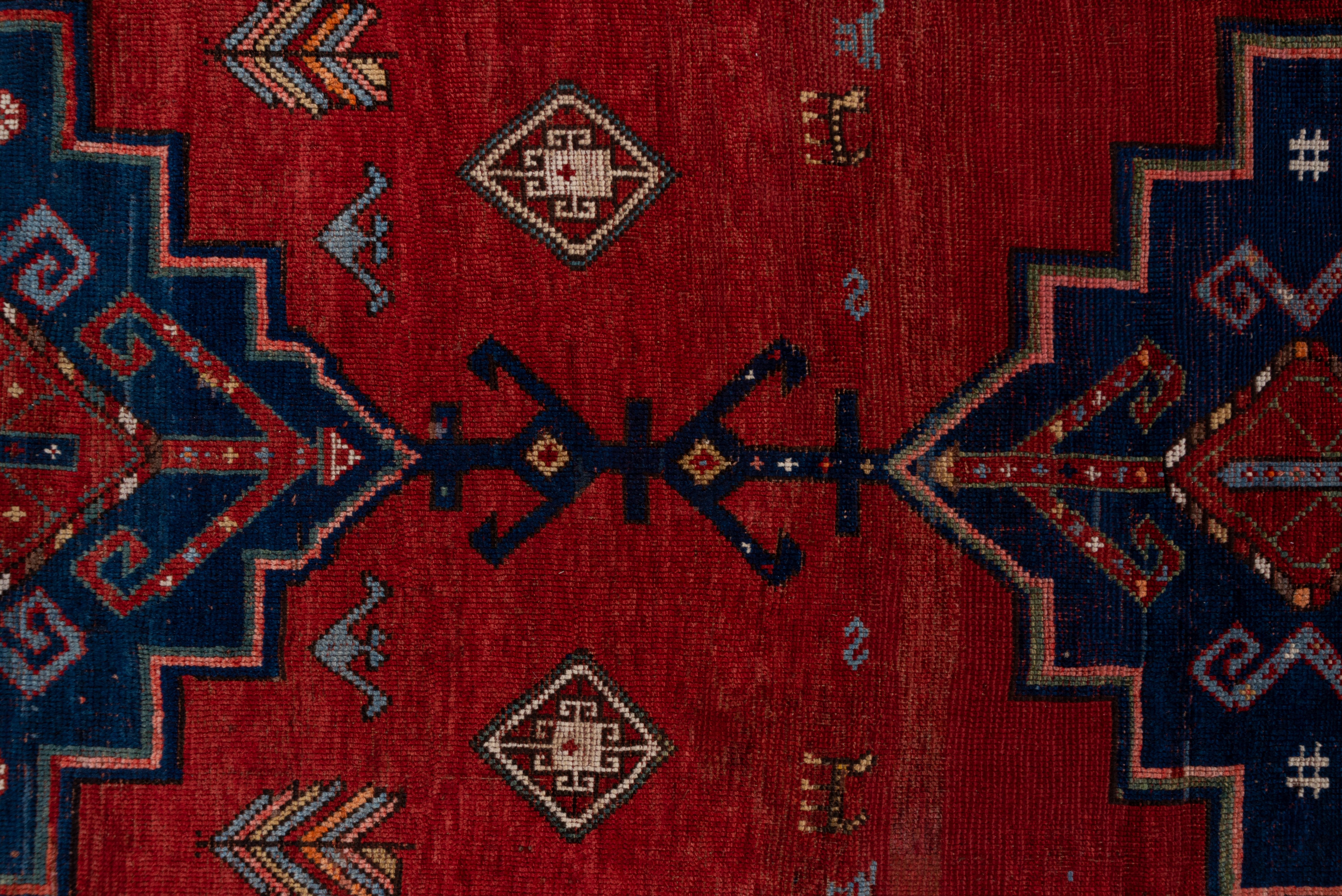 Caucasian Antique Red Kazak Rug