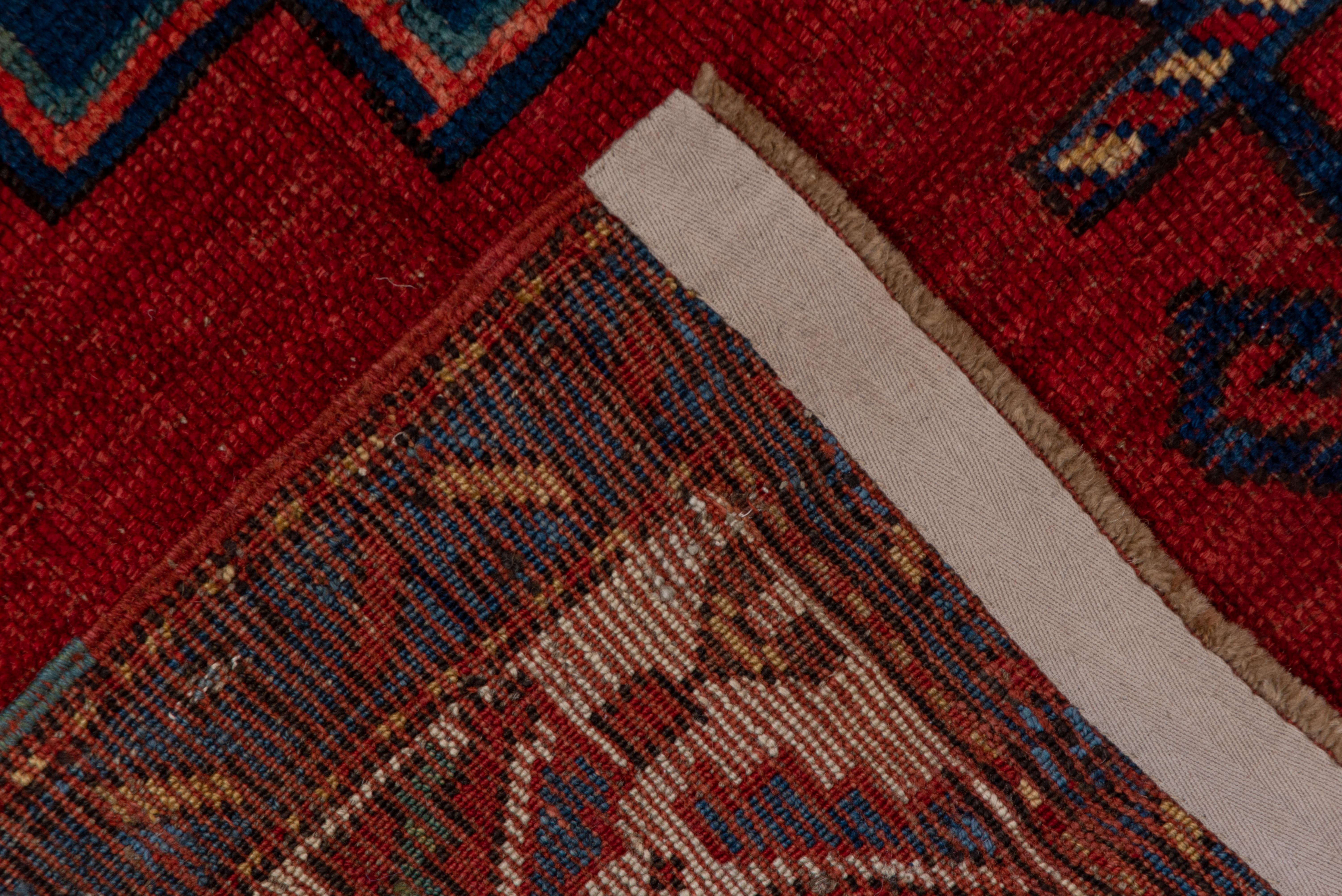 Early 20th Century Antique Red Kazak Rug