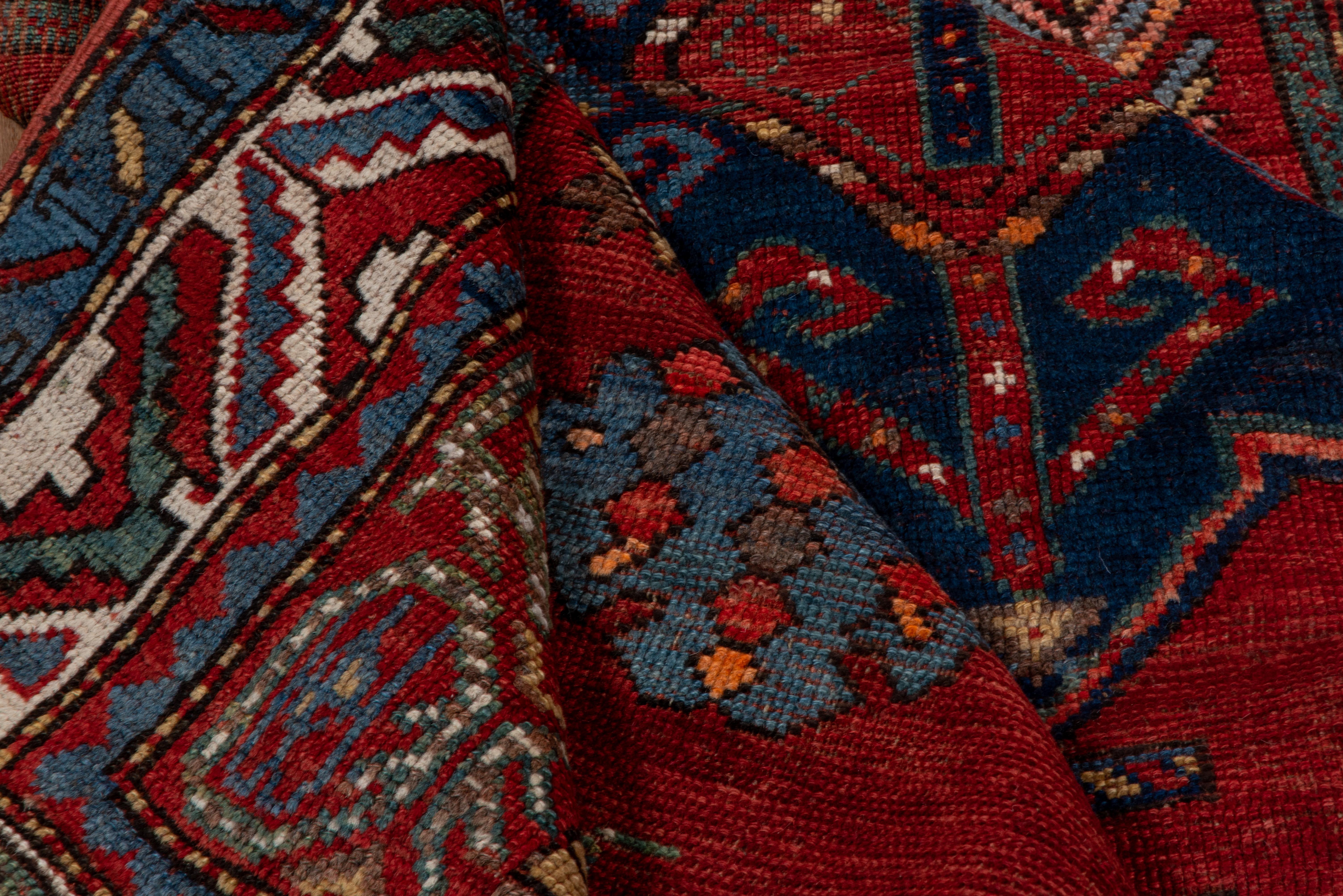 Wool Antique Red Kazak Rug