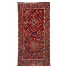 Antiker roter Khotan-Teppich, ca. 1920er Jahre