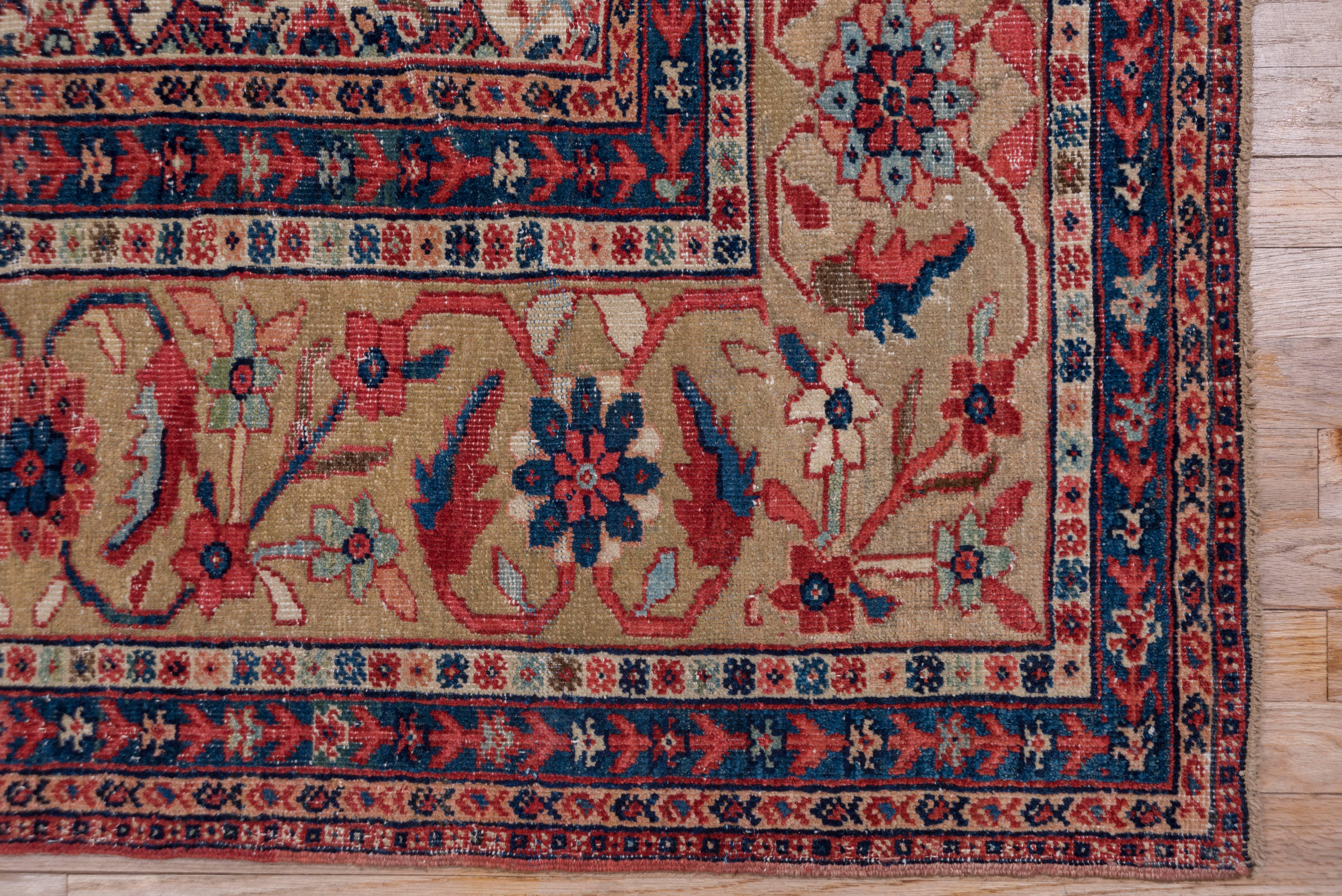 Tribal Antique Red Mahal Rug For Sale