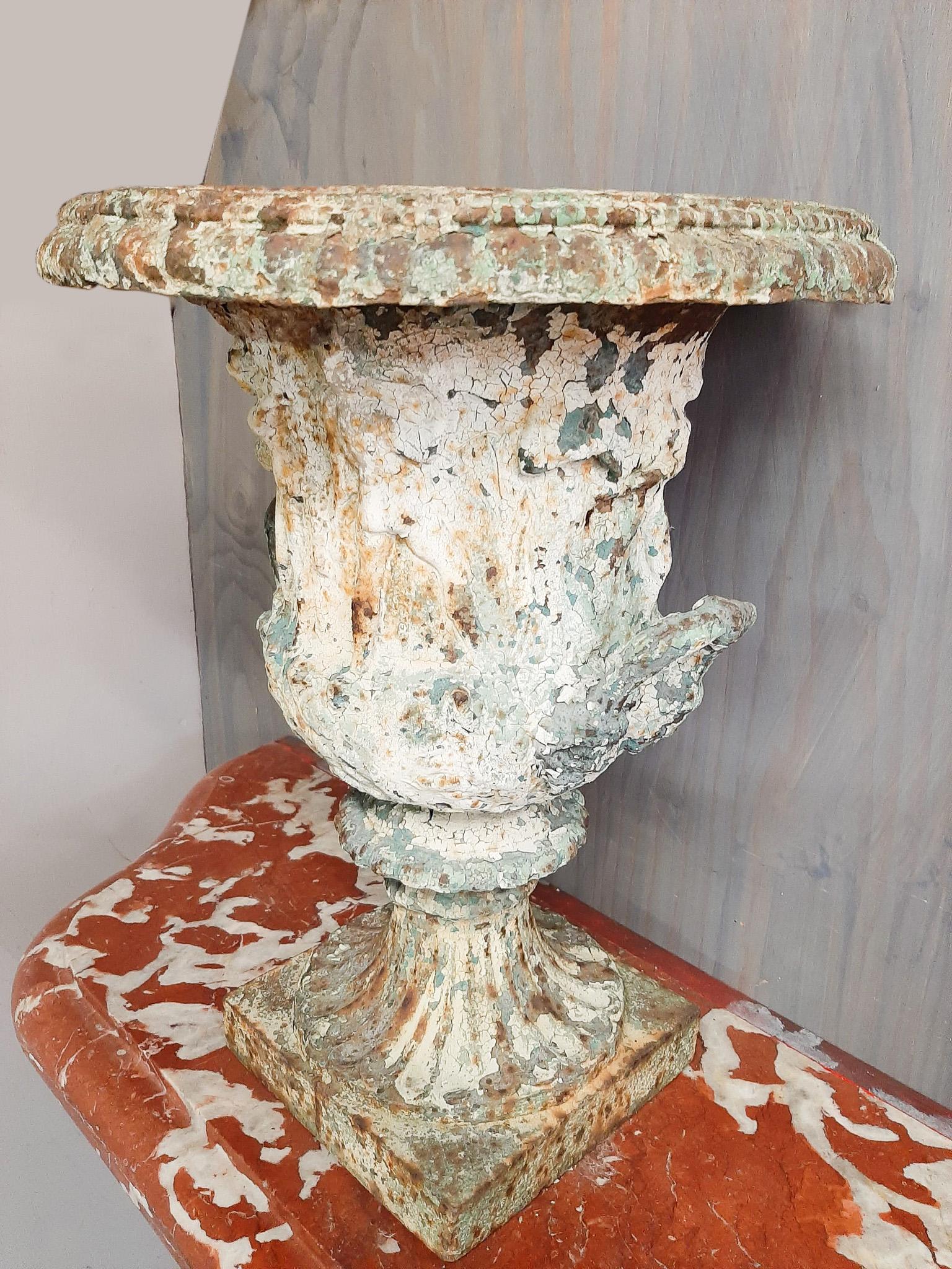 Antique Red Marble Console Table 4