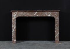 Antique Red Marble Fireplace