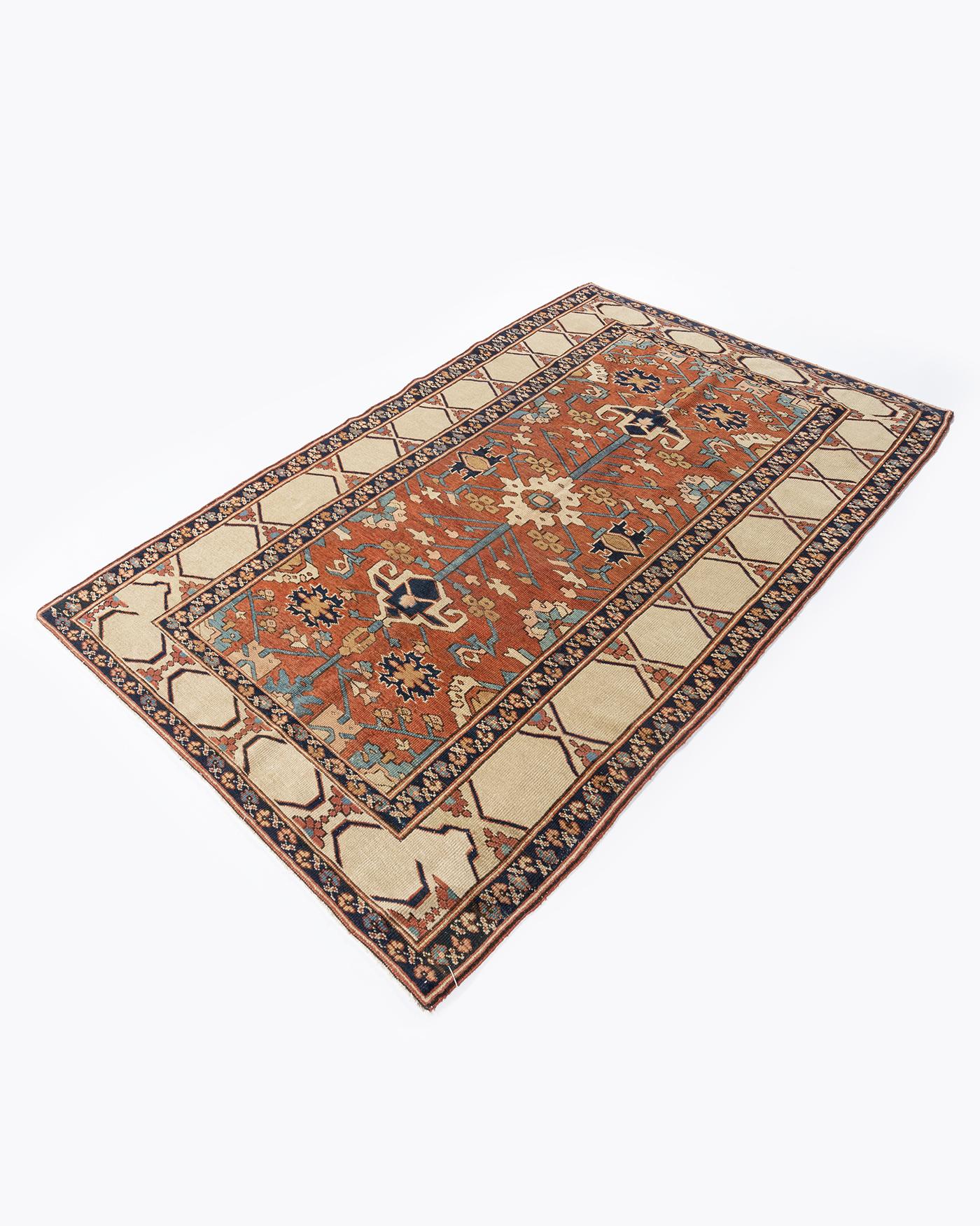 Tappeto persiano Bakshaish rosso antico 4'8 x 7'4 in vendita 3