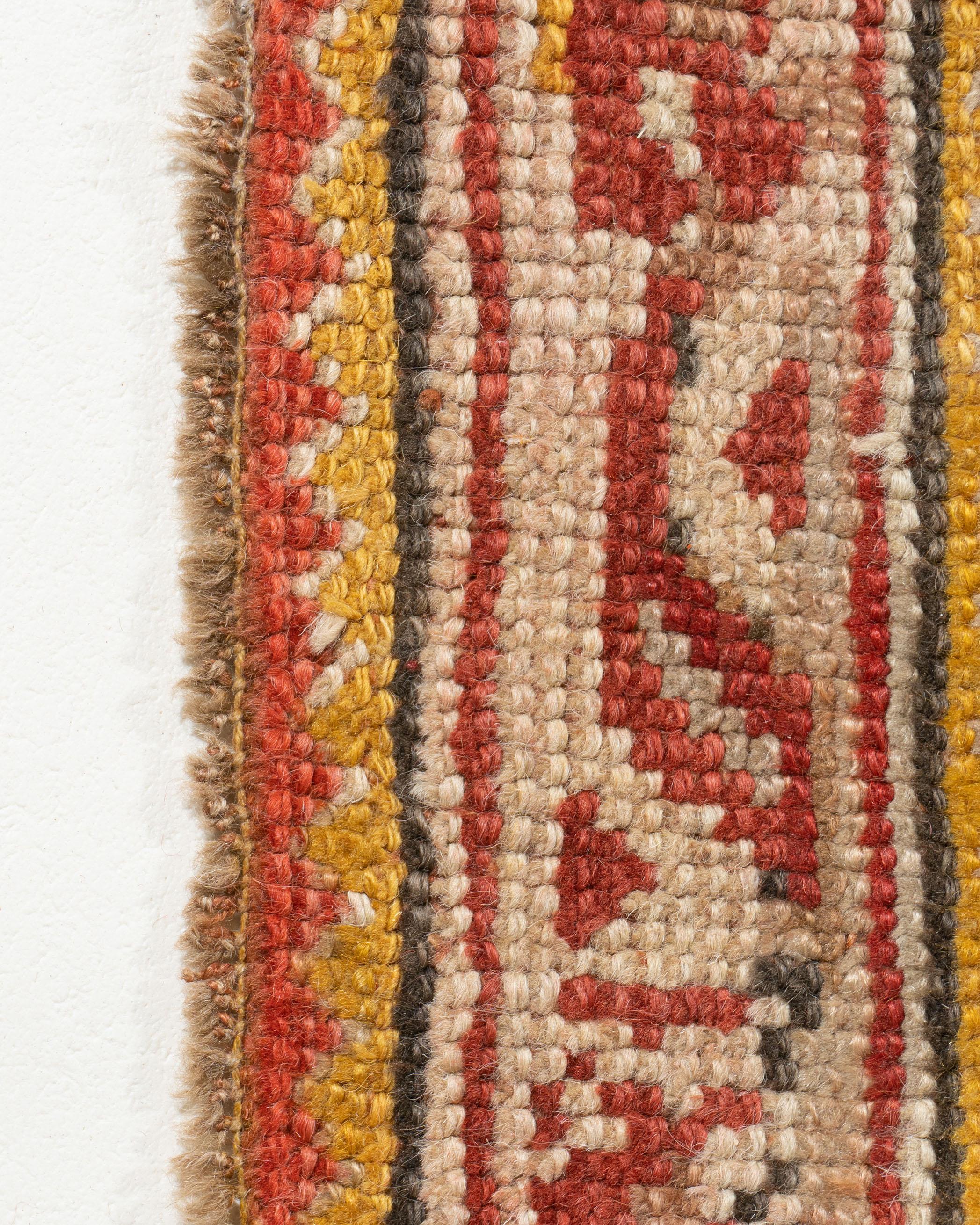 Lana Tappeto Oushak turco rosso antico  8'8 x 11'6 in vendita