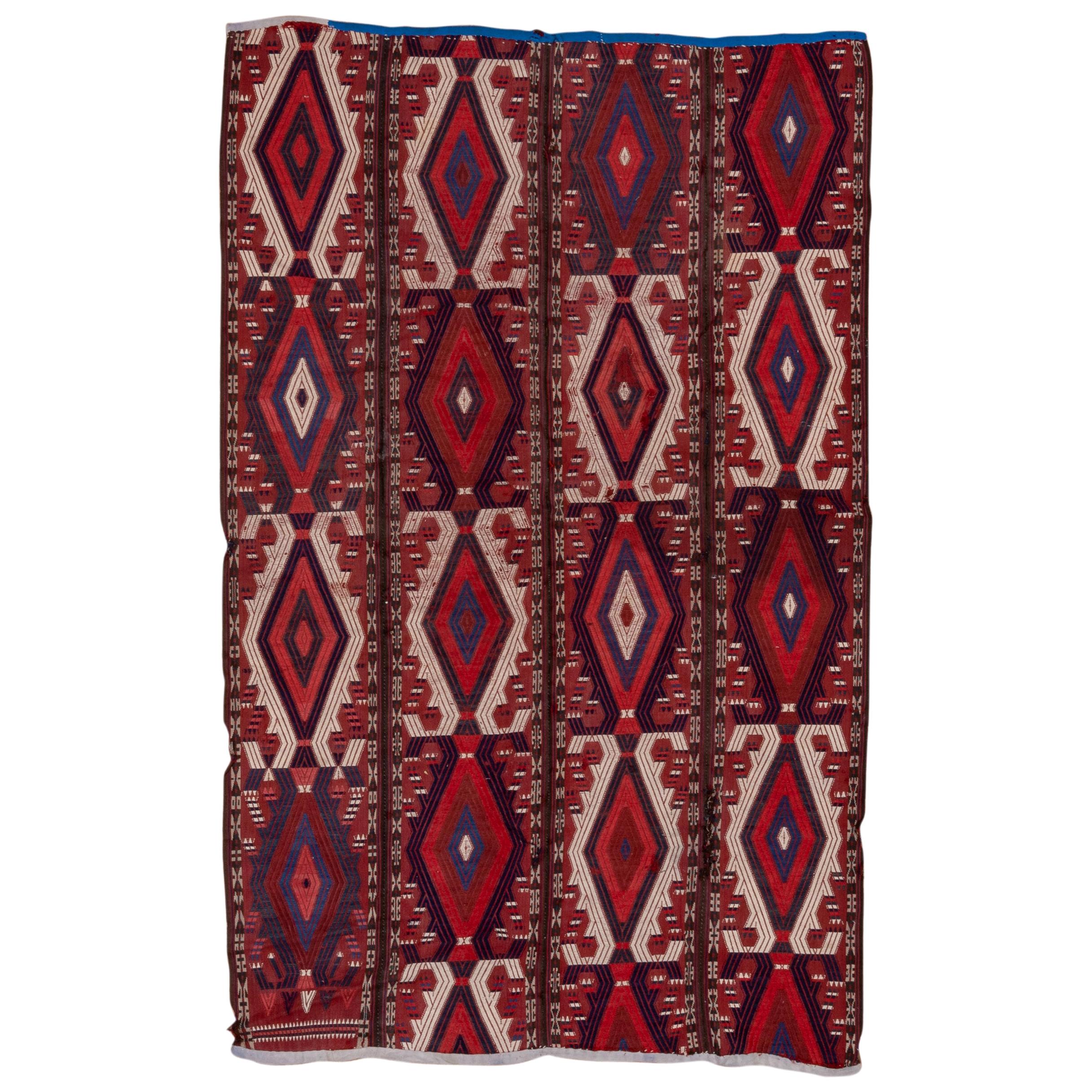 Antique Red Turkmen Rug, circa 1910s For Sale