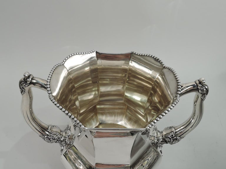 American Classical Antique Reed & Barton American Edwardian Classical Sterling Silver Trophy Cup For Sale