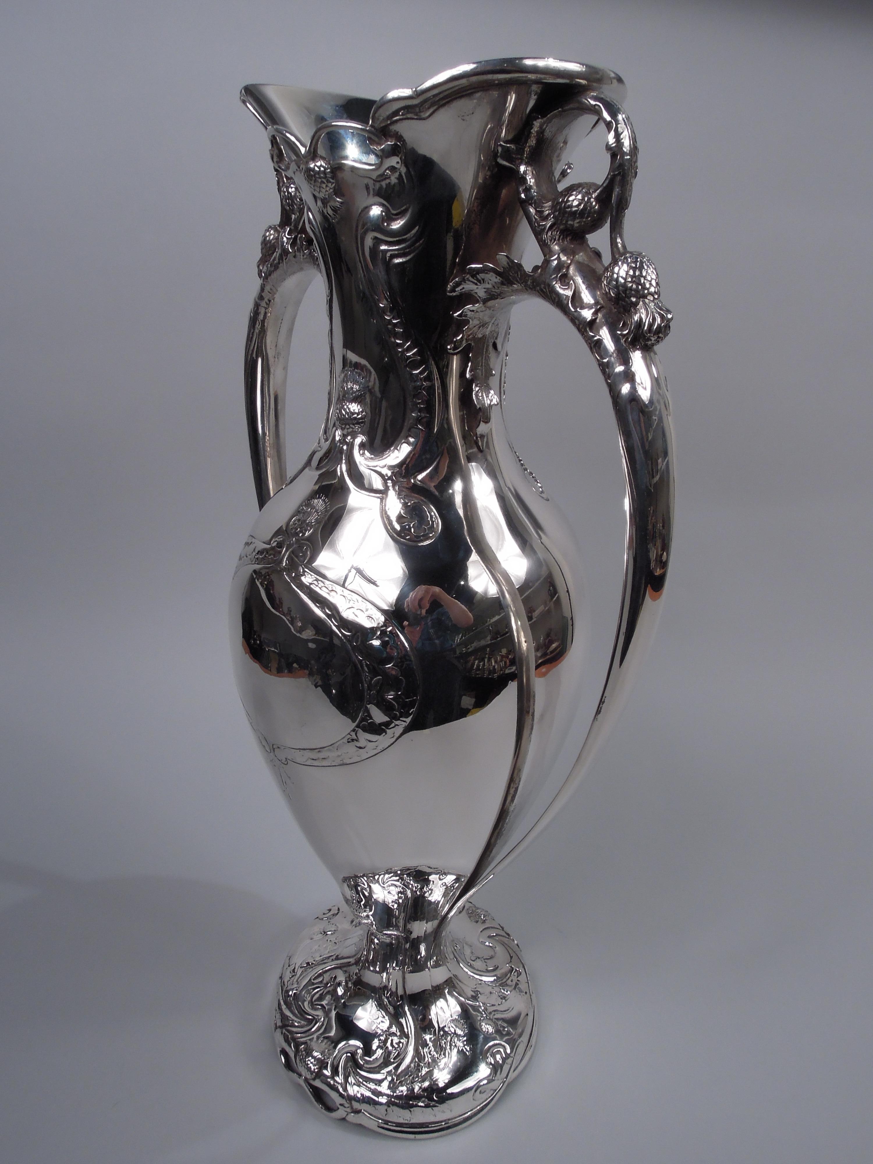 Antique Reed and Barton American Sterling Silver Acorn Amphora Urn Vase ...