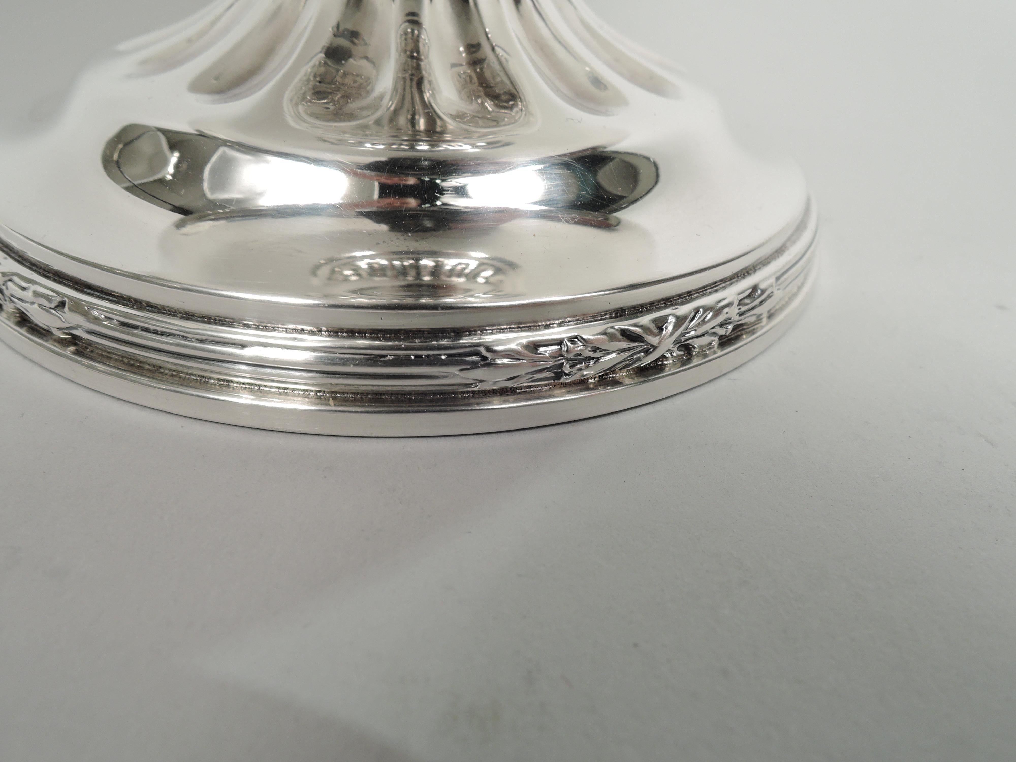 20th Century Antique Reed & Barton Edwardian Classical Sterling Silver Vase