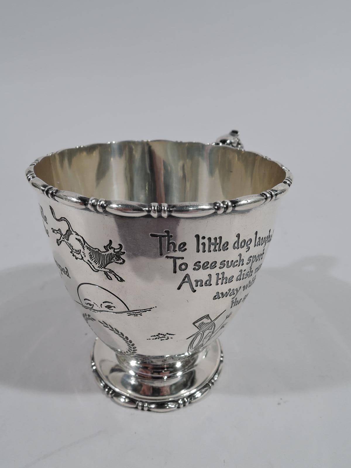 reed barton sterling silver baby cup