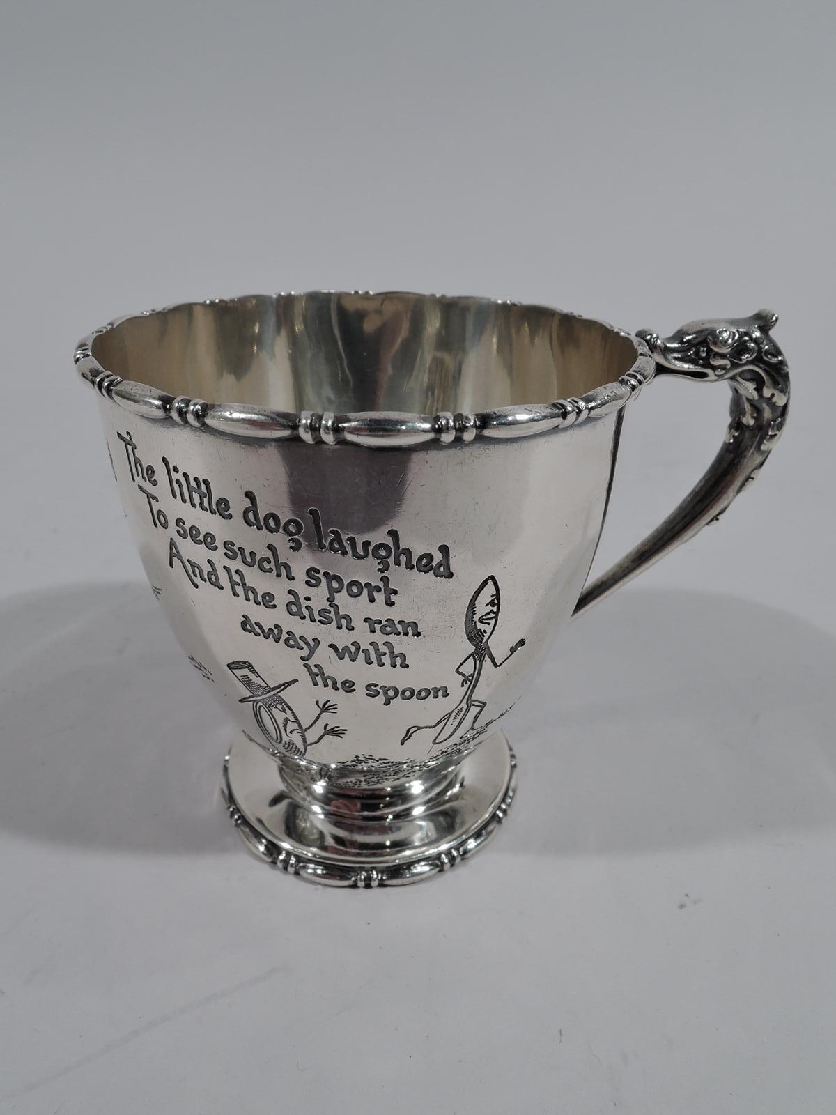 reed and barton silver baby cup