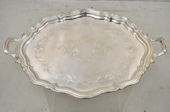 Antique Reed & Barton EPNS 06143 Silver Plated Handle Tray Serving Platter