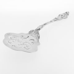 Antique Reed & Barton 'Le Six Fleurs' Sterling Silver 9-Inch Waffle Server