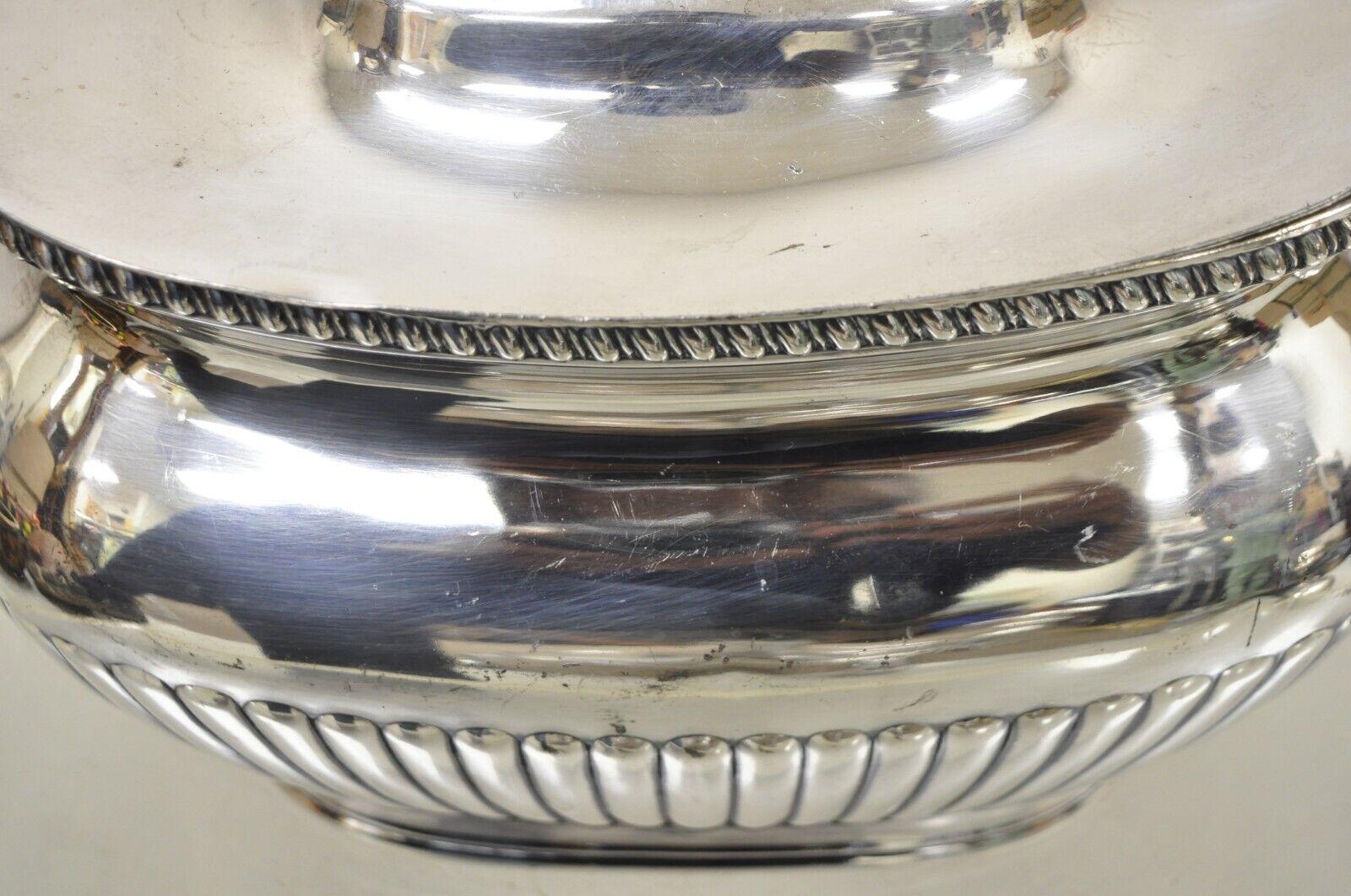 Antique Reed & Barton Victorian Silver Plated Soup Tureen with Lid 3
