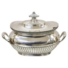 Antique Reed & Barton Victorian Silver Plated Soup Tureen with Lid