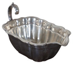 Antique Reed & Barton Windsor Sterling Silver Ornate Gravy Boat