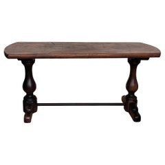 Used Refectory Italian Solid Wooden Table