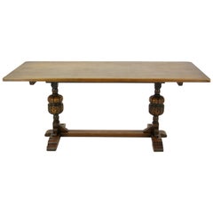 Antique Refectory Table, Dining Table, Writing Table, Hall Table, 1920