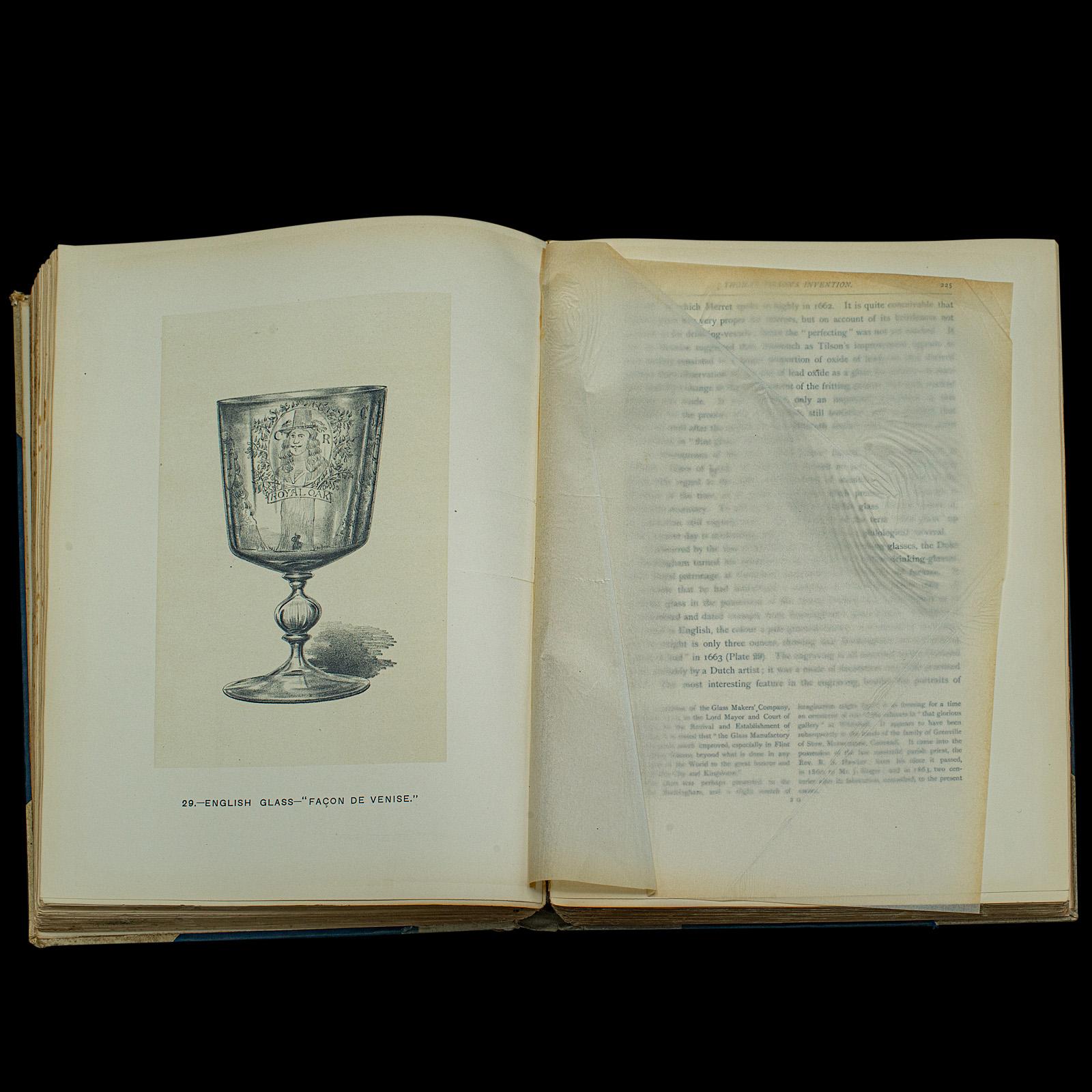Antique Reference Book, Old English Glasses, Hartshorne, History, Victorian For Sale 3