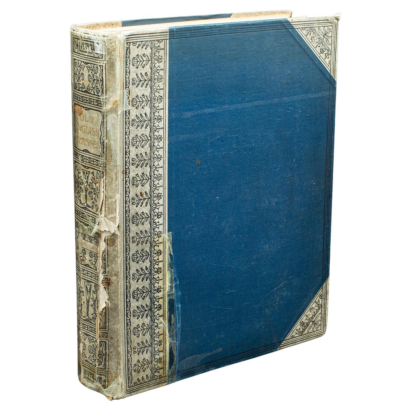 Antikes Referenzbuch, alte englische Gläser, Hartshorne, Geschichte, viktorianisch