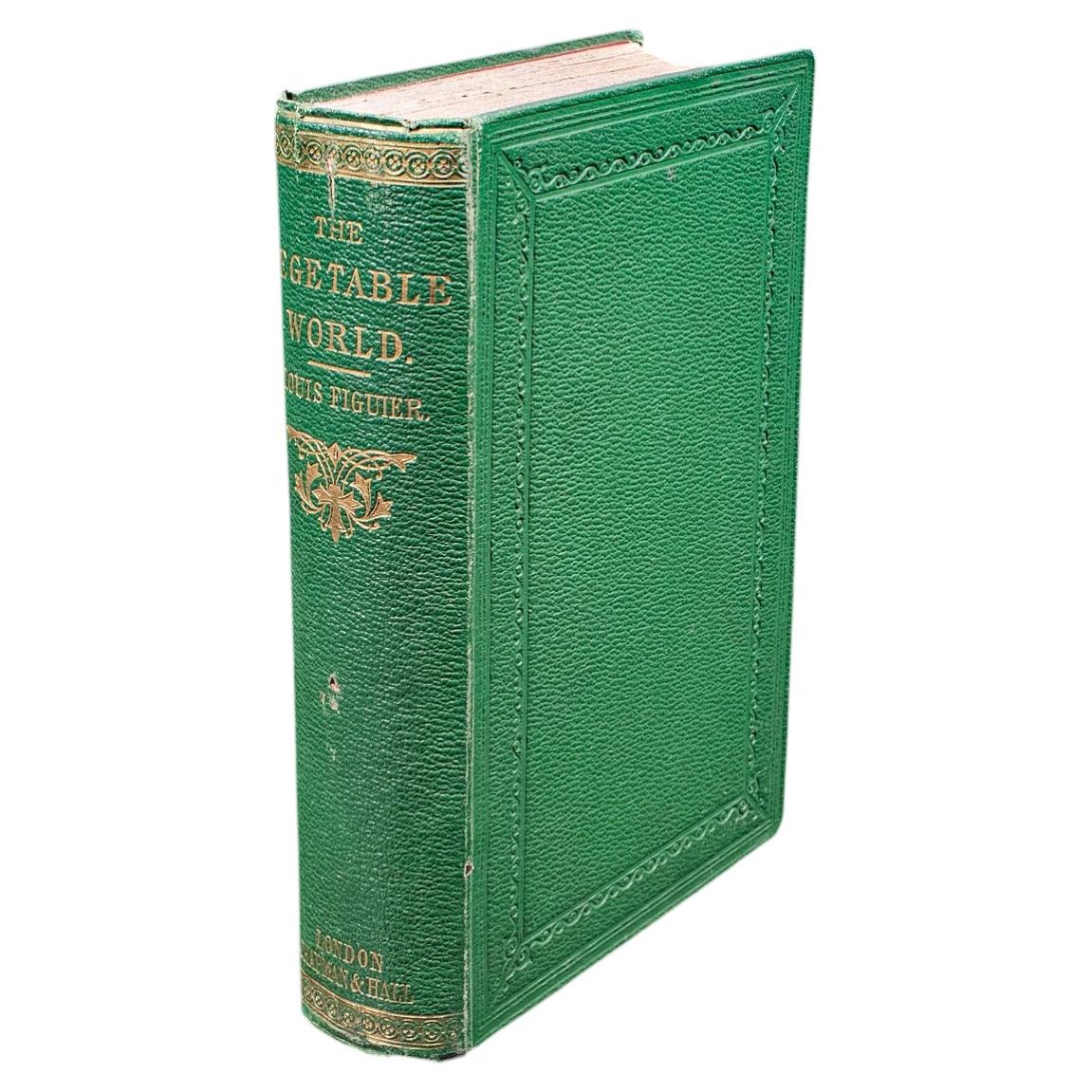 Antique Reference Book, The Vegetable World, English, Louis Figuier, Victorian For Sale