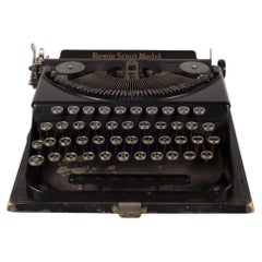 Antique Refurbished Portable Remie Scout Model Typewriter, C.1939