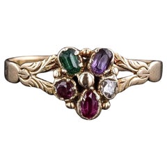 Antiker REGARD Ring aus 15ct Gold