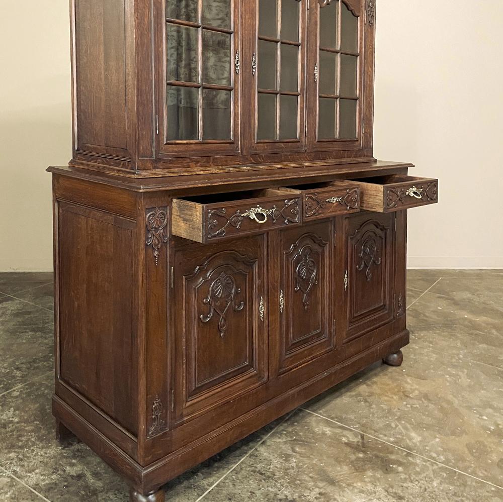 Antique Regence Bookcase or Display Cabinet For Sale 4